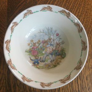 Royal Doulton 1980s Vintage Bunnykins Bowl